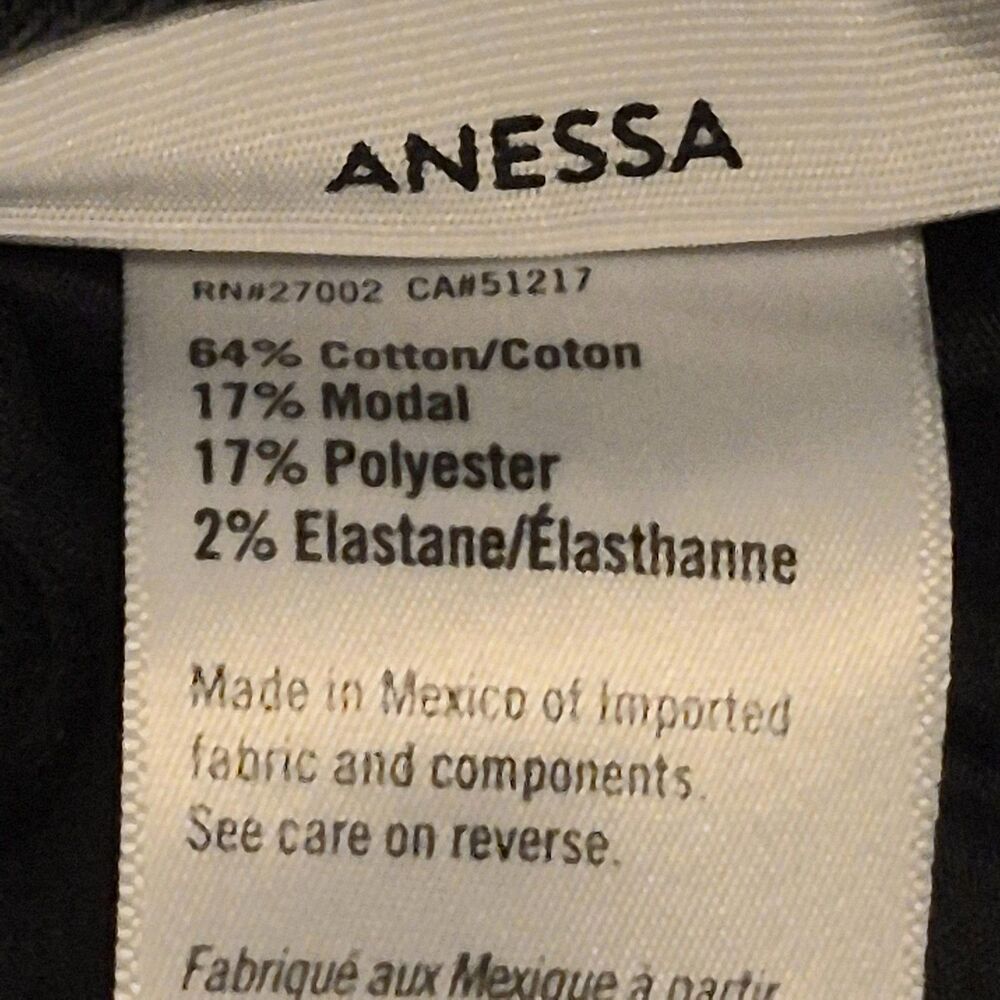 Paige Anessa Jeans Women's Size 31 Faded Black Wide Leg Stretch Denim (32x27) - Picture 6 of 6